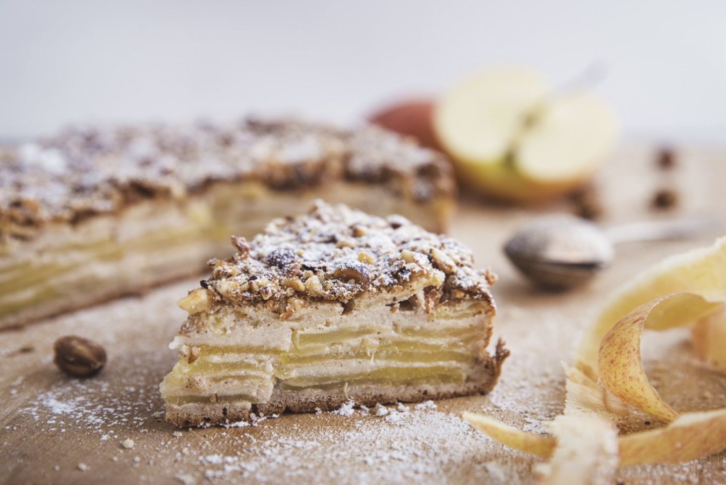 gâteau aux pommes et poires invisibles