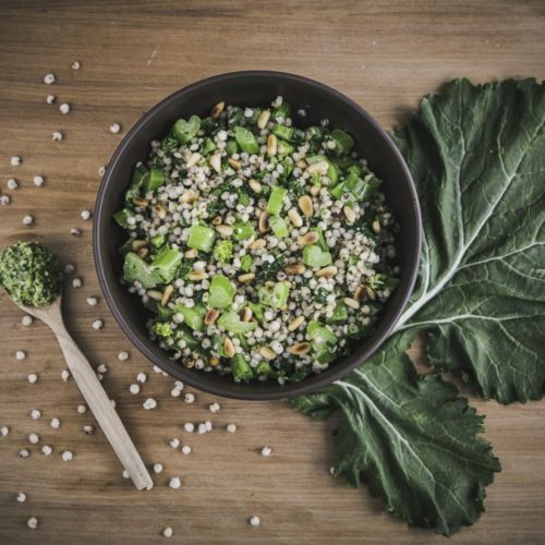 recette neogo © risotto de sorgho au pesto de céleri