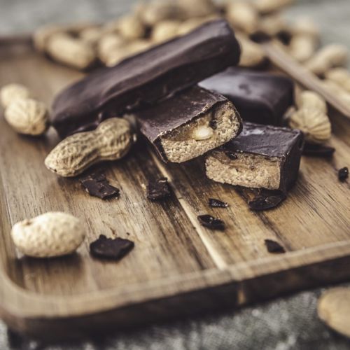 snickers protéiné aux cacahuètes